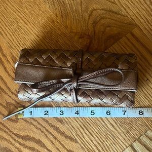 Cole Hasn Leather Jewelry Roll